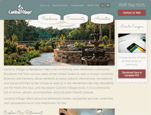 Tablet Screenshot of carolinavillage.com